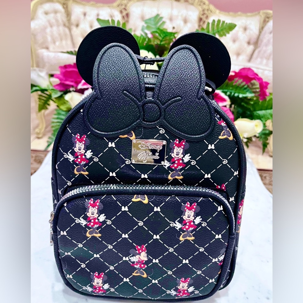Disney Minnie Mouse Minnie Ears and Bow Backpack. - Picture 3 of 10
